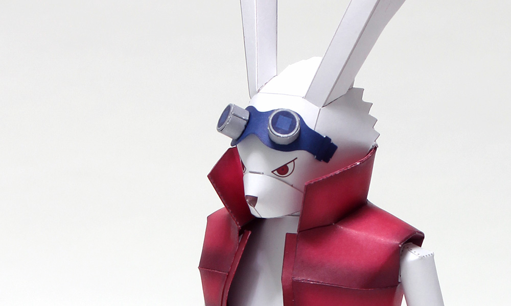 キングカズマ ペーパークラフト