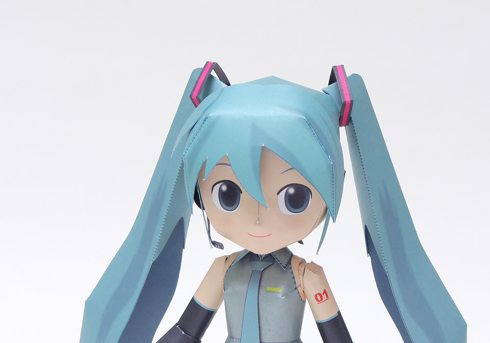 初音ミク ペーパークラフト