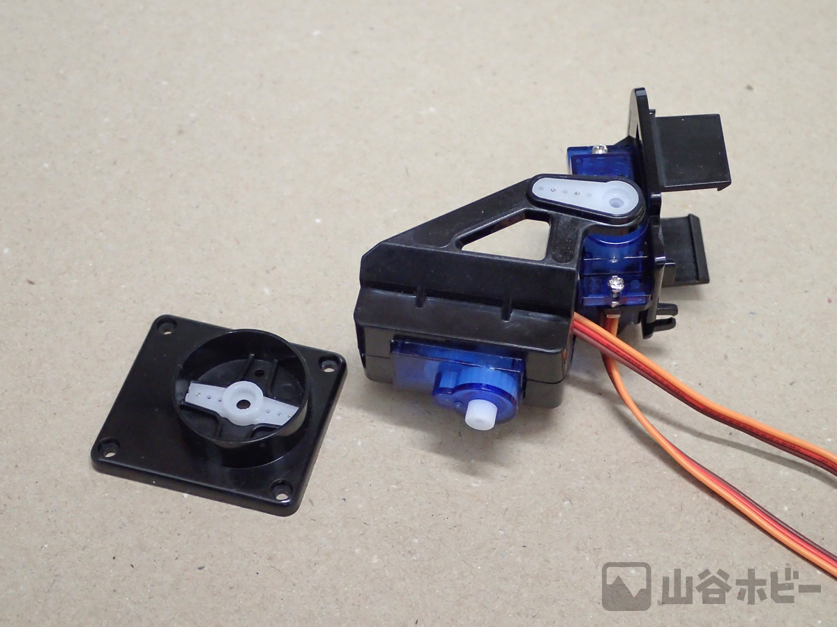 カメラマウント側をはめた状態