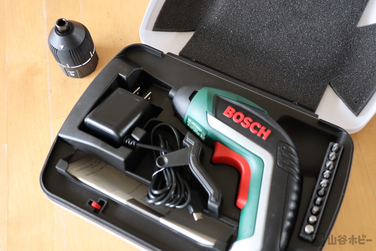 別売のトルクアダプターは専用ケースに入らない